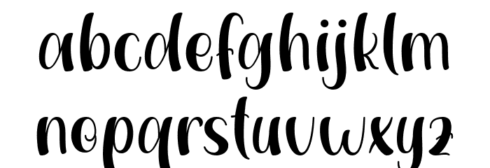 Seshila Font LOWERCASE