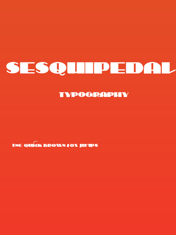 Sesquipedalian NF Poster