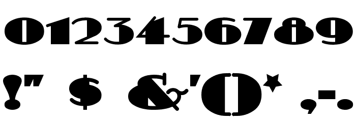 Sesquipedalian Font OTHER CHARS