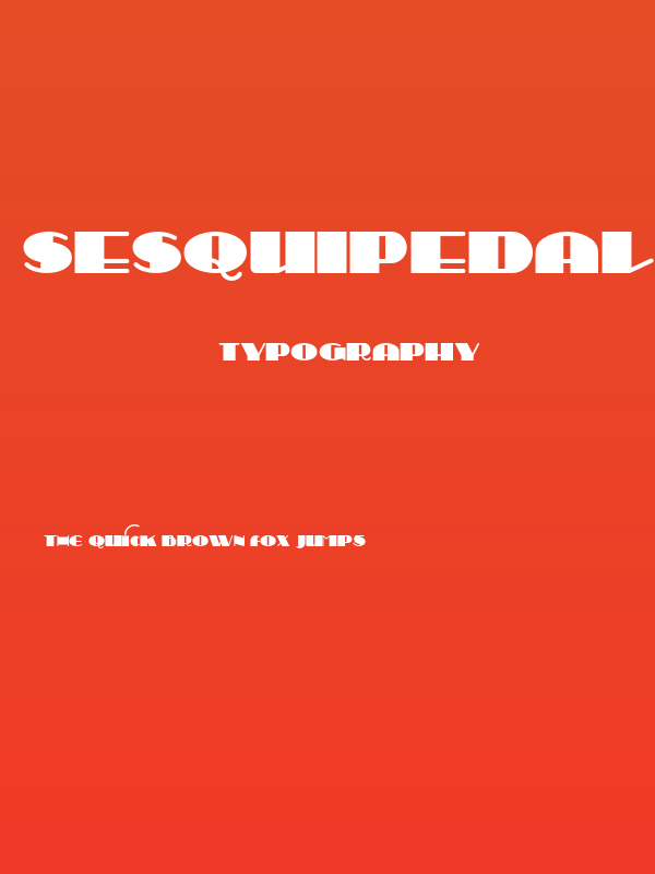 SesquipedalianNF Poster