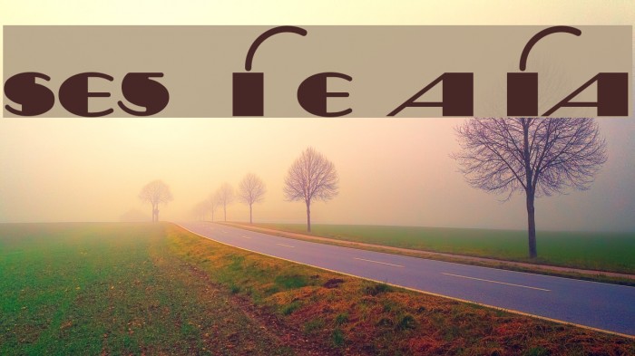 Sesquipedalian Font examples