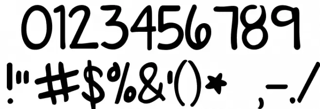 Set Fire to the Rain Font OTHER CHARS