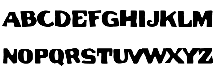 Set of Teeth Font LOWERCASE