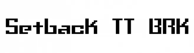 Setback TT BRK  Descarca Fonturi Gratis