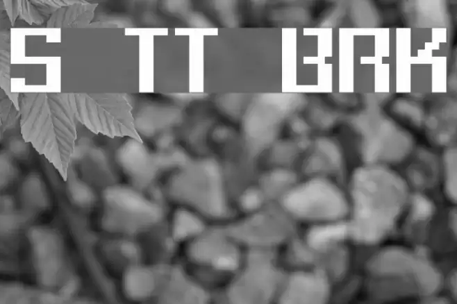 Setback TT BRK Font examples