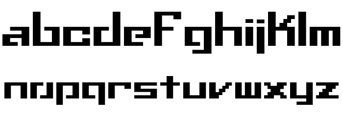 Setback TT BRK Font LOWERCASE