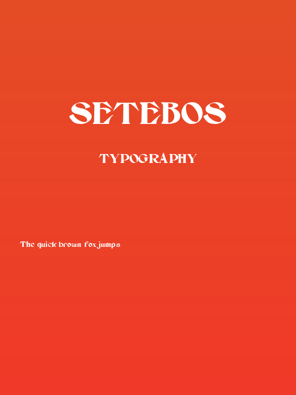 Setebos Poster