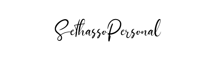 Sethasso Personal  Descarca Fonturi Gratis