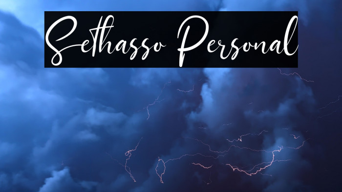 Sethasso Personal Example 1