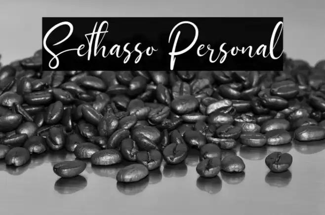Sethasso Personal Font examples
