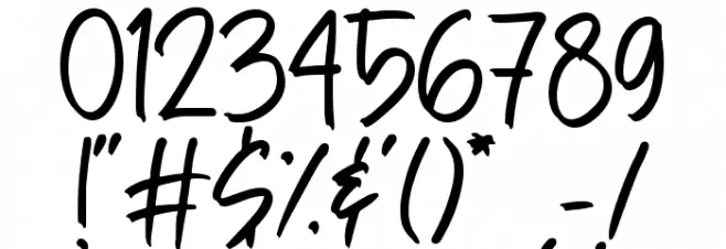 Sethidy Font OTHER CHARS