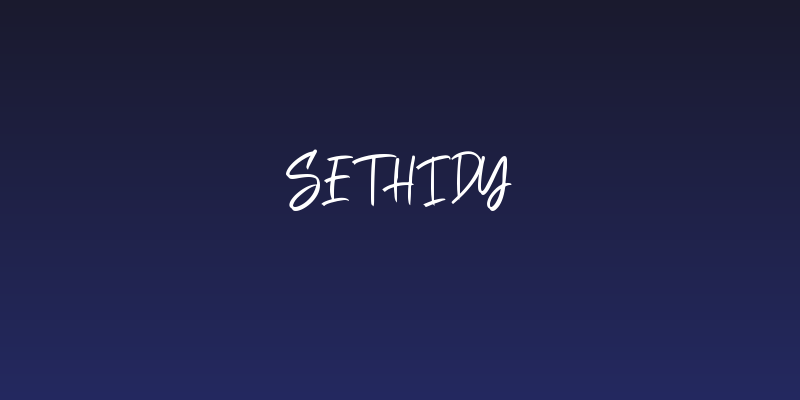 Sethidy Social Header