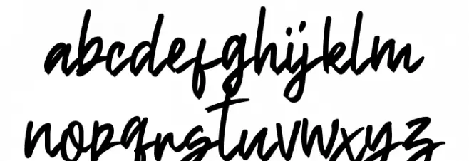 Sethidy 字体 小写