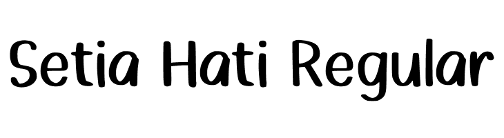 Setia Hati Regular  Fuentes Gratis Descargar