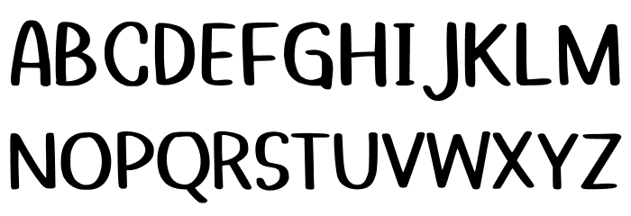 Setia Hati Regular Font Litere mari