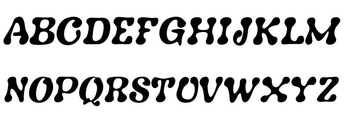 Setsuei Oblique Font Litere mari