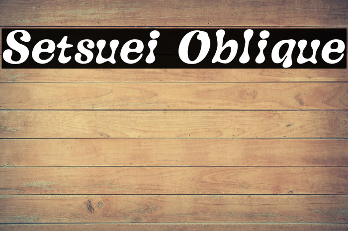 Setsuei Oblique Example 1