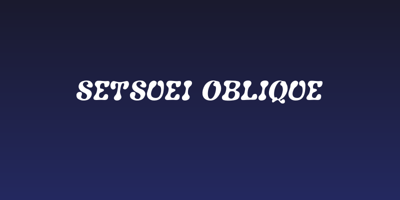 Setsuei Oblique Social Header