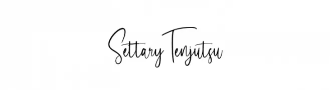 Settary Tenjutsu  नि: शुल्क फ़ॉन्ट्स डाउनलोड