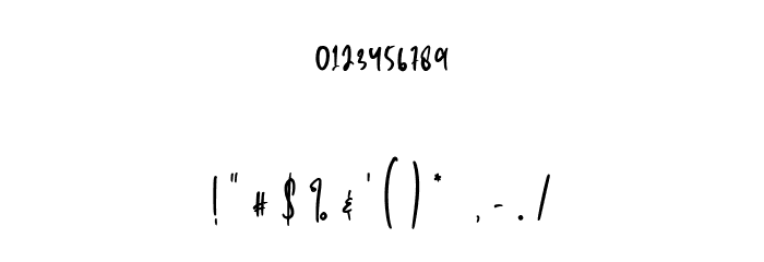 Settary Tenjutsu Font OTHER CHARS