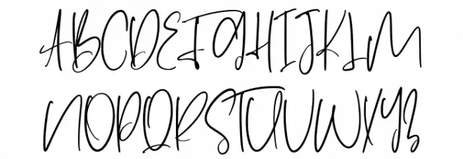 Settary Tenjutsu Schriftart Groß