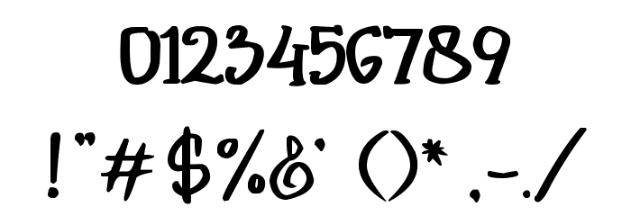 Setter Font OTHER CHARS