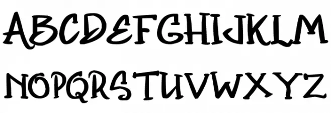 Setter Schriftart Groß