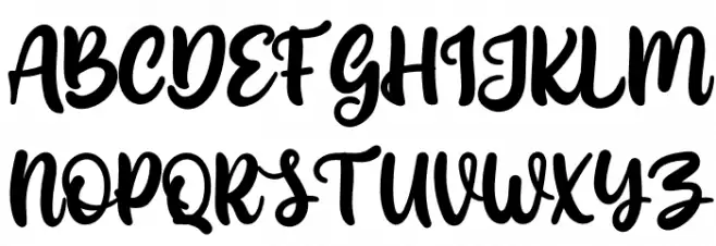 Settikef Personal Use 字体 大写