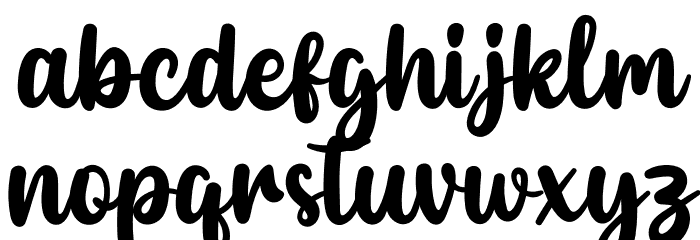 Settikef Personal Use Font LOWERCASE