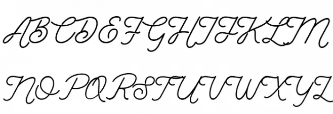 SettingFires Schriftart Groß