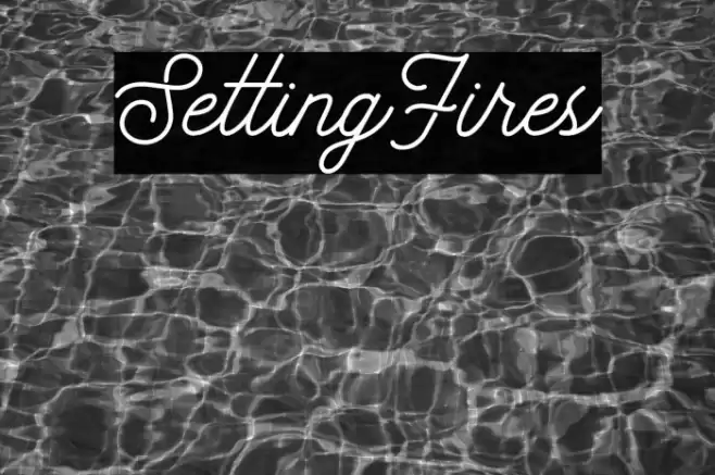 SettingFires Font examples