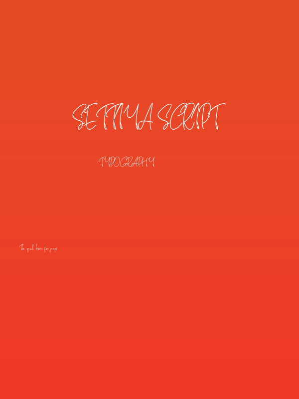 Settiya Script Poster