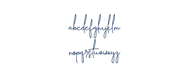 Settiya Script Lowercase