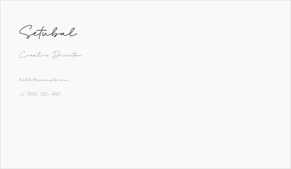 Setubal Business Card