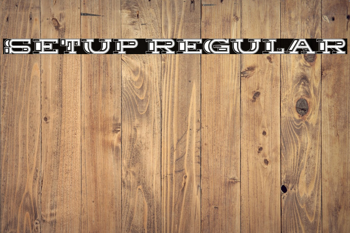 Setup Regular Example 2