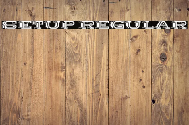 Setup Regular Example 2
