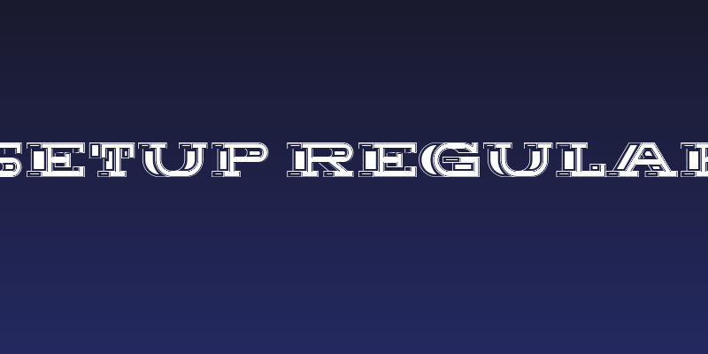 Setup Regular Social Header