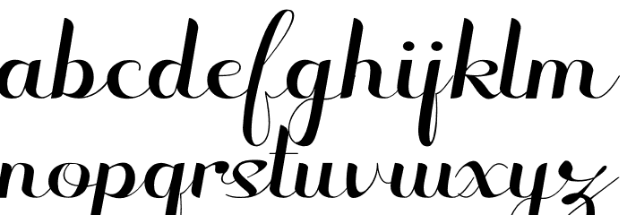 Seulanga Font LOWERCASE