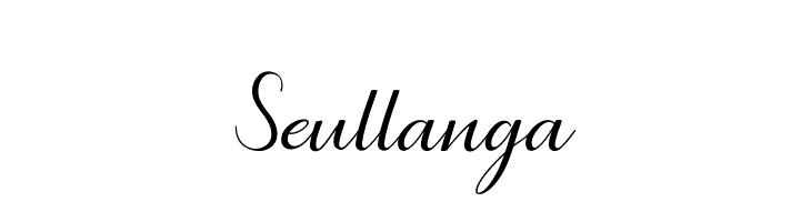 Seullanga  font caratteri gratis
