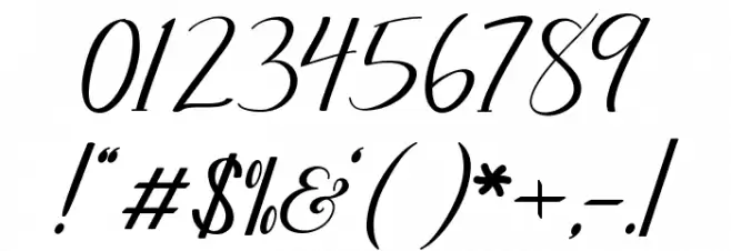 Seullanga Font OTHER CHARS