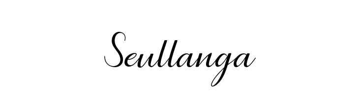 Seullanga  Free Fonts Download