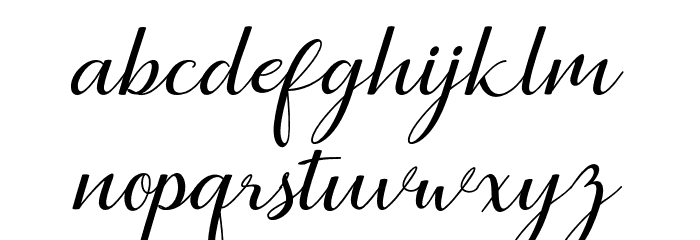 Seullanga Font LOWERCASE