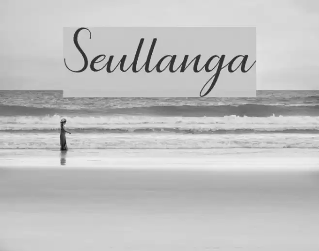 Seullanga Font examples