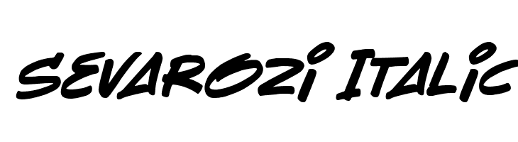 Sevarozi Italic  免费字体下载