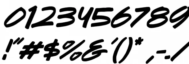 Sevarozi Italic Font OTHER CHARS