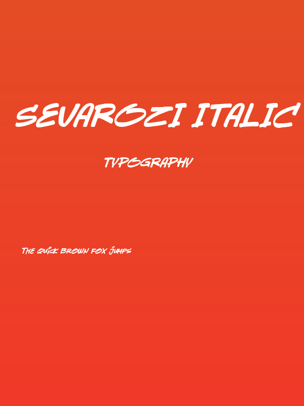 Sevarozi Italic Poster