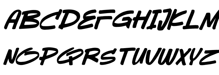 Sevarozi Italic Шрифта ВЕРХНИЙ
