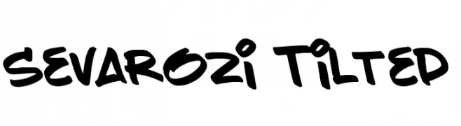 Sevarozi Tilted  Descarca Fonturi Gratis