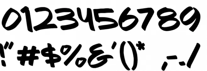 Sevarozi Tilted Font OTHER CHARS