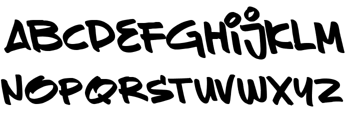 Sevarozi Tilted Font LOWERCASE